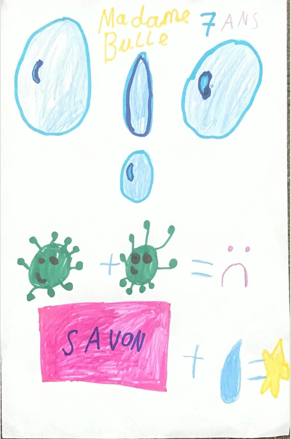 Œuvre d'un enfant de 7 ans